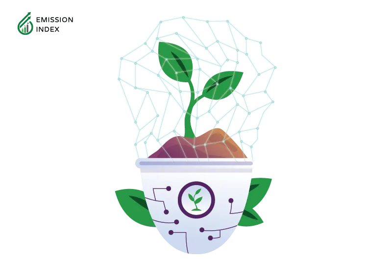 Illustration titled ‘How Does Renewable Energy Help with Energy Security.’ The image depicts a plant symbolizing green new technology growing in a vase. The illustration emphasizes how renewable energy enhances energy security by providing a reliable and continuous energy supply despite disruptions from weather events, cybersecurity threats, and global market disturbances.