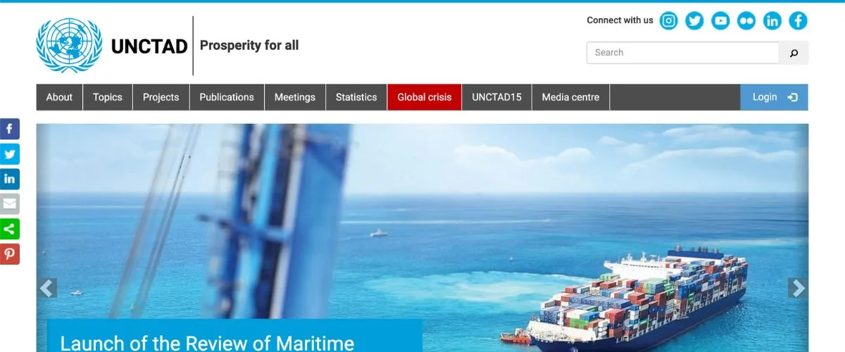 UNCTAD screenshot.