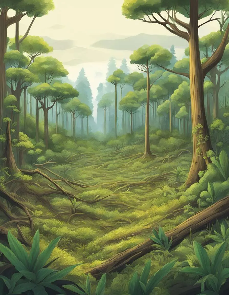 Deforestation creates open spaces for invasive species to thrive, disrupting ecosystems.