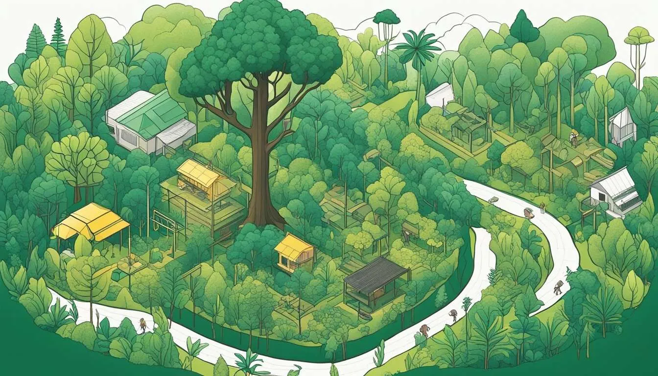 Various conservation methods protect rainforests: tree planting, wildlife preservation, and sustainable logging. Research and education also play key roles