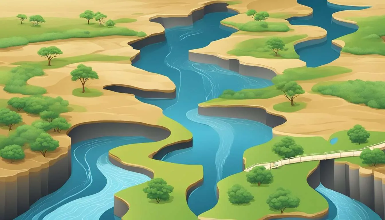 Dry cracked earth, empty reservoirs, leaking pipes, polluted rivers, and over-extraction of groundwater.